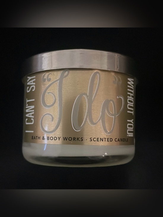 Bath & Body Works Other - Bath & Body Works I Can’t Say “I Do” Without You Mini Candle
